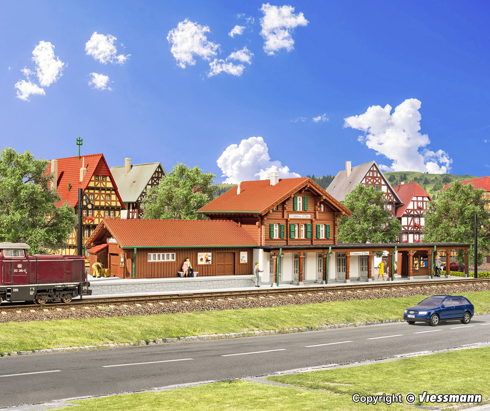Kibri 36703 Z規 Château d´Oex站