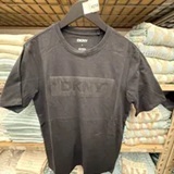 [S] DKNY BLACK LOGO BOX GRAPHIC TEE, DK000192M-BLK (SD1983)