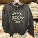 [S] DKNY BLACK COLLEGIATE LOGO SWEATSHIRT, DP6T1657-BLK (SD1988)