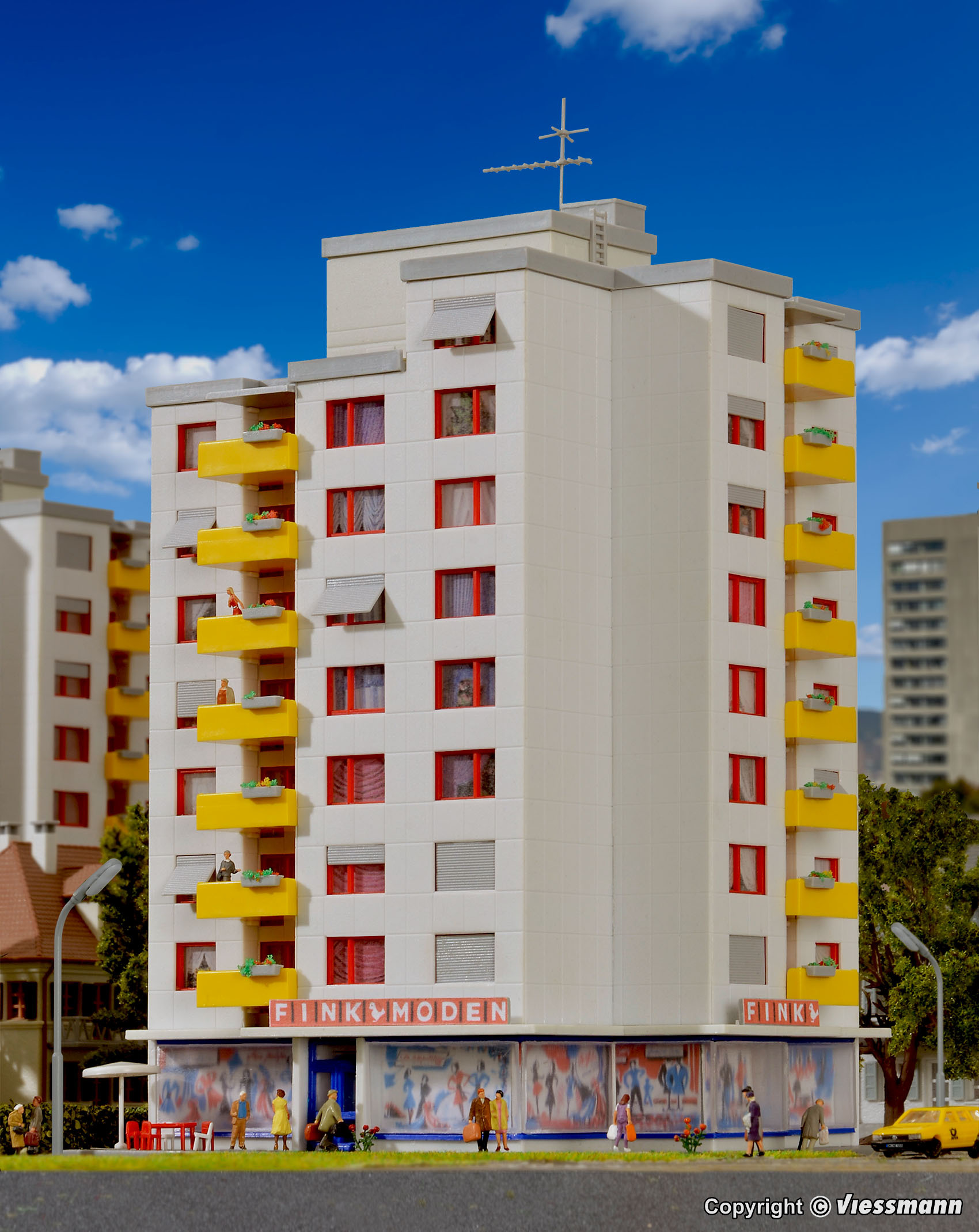 Kibri 37120 N規 高層建築，內設零售商店