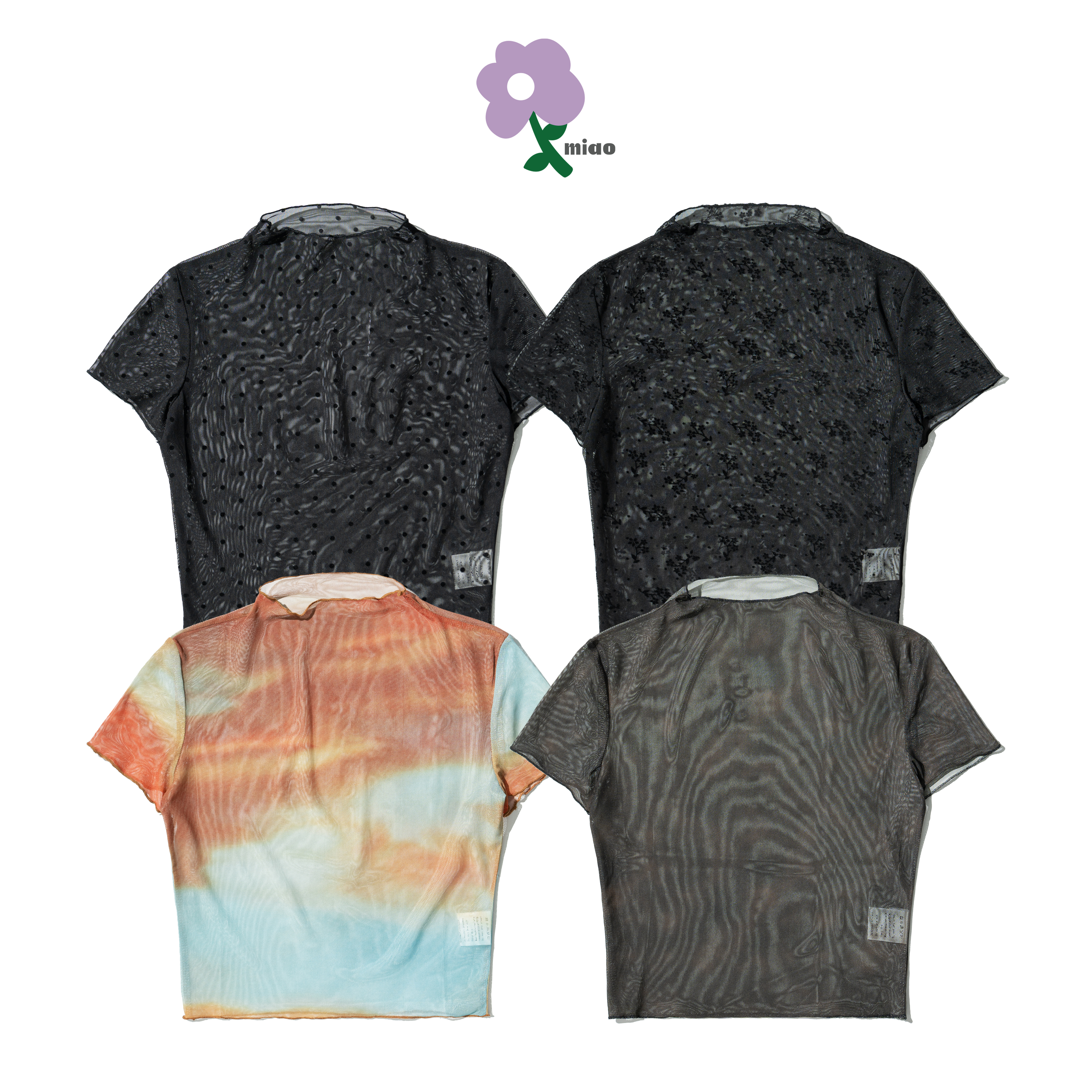 AGILITY MIAO Slim Sheer Top 合身透膚上衣 [M-T88]