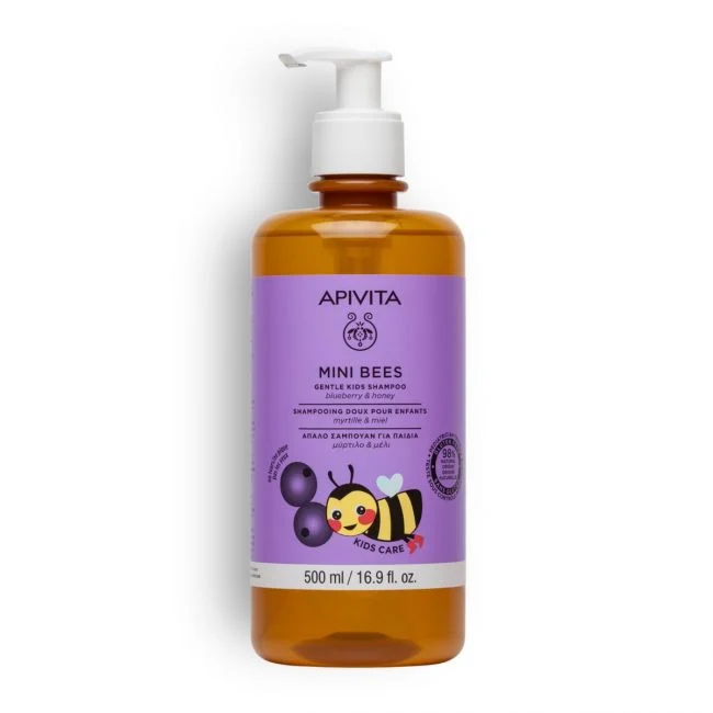 APIVITA - 藍莓蜂蜜溫和兒童洗髮露 500ML [平行進口]