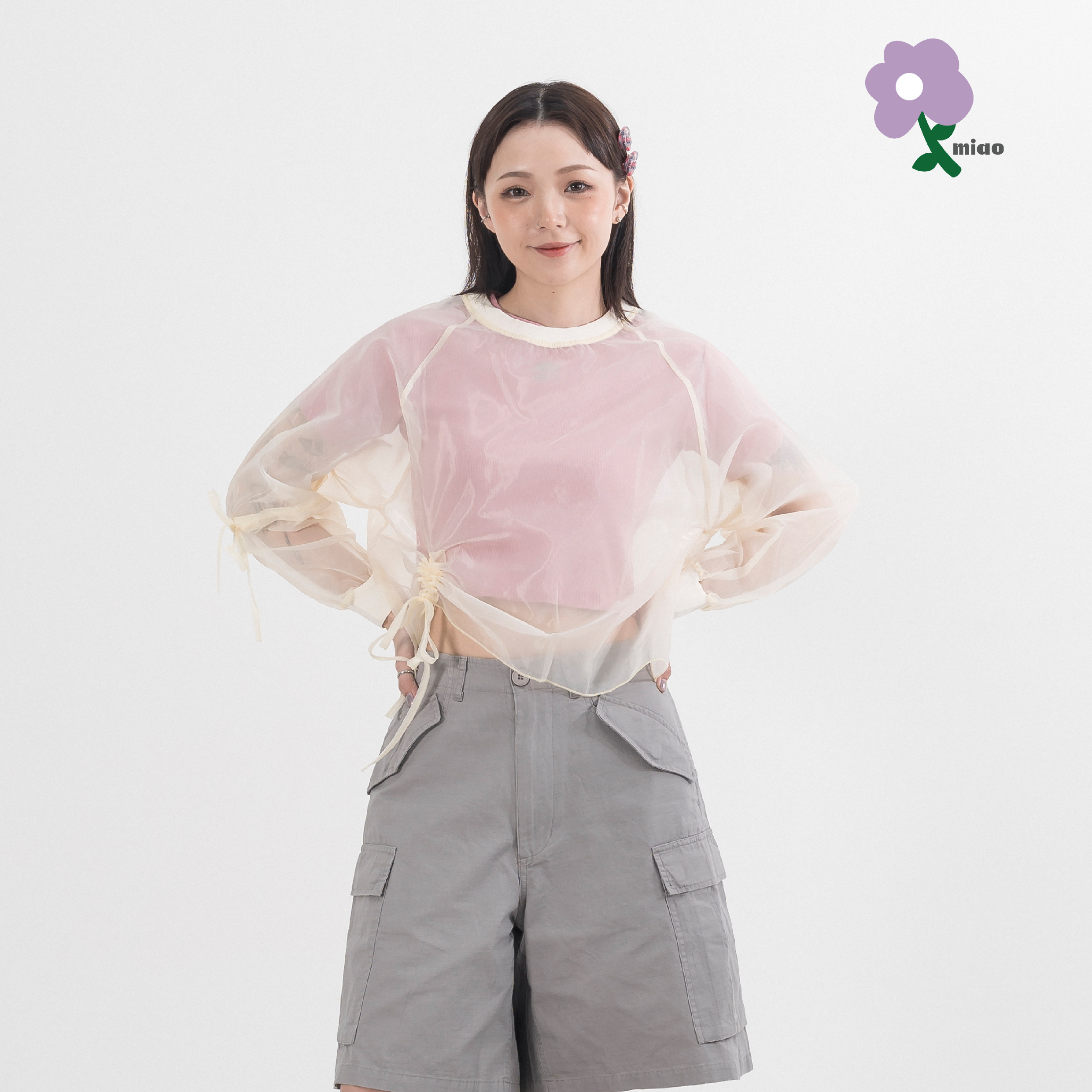 AGILITY MIAO Mesh Top 女裝 網紗 透膚上衣 [M-CT1]