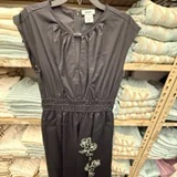 [S] DKNY BLACK FLORAL FIT AND FLARE MIDI DRESS, DD6A1R85-BLK (SD2003)