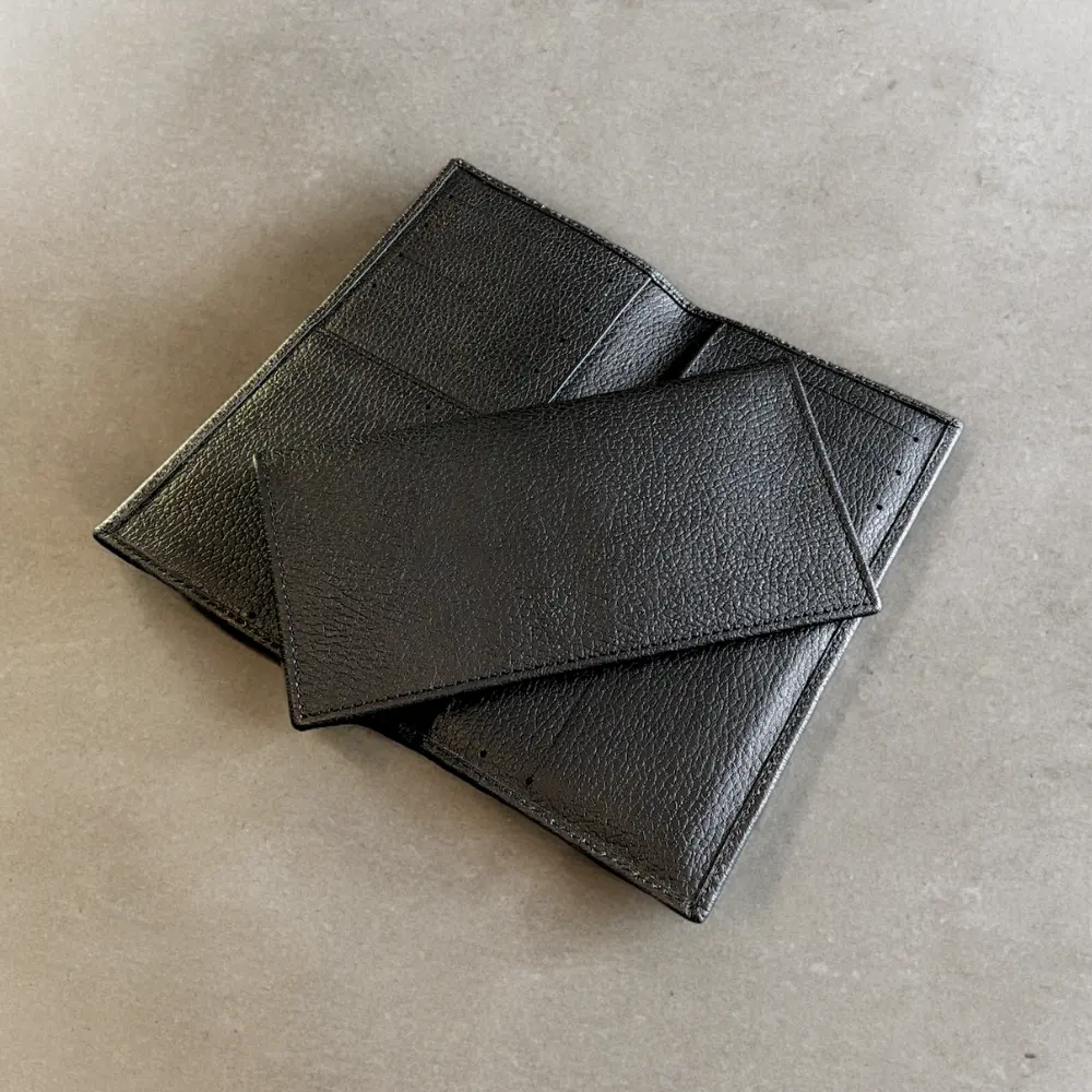 Carriel leather bag｜Men's long wallet - Camel｜Colombia