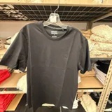[S] DKNY BLACK CREW NECK TSHIRT EMBROIDERED LOGO, DKSK189-BLK (SD2009)