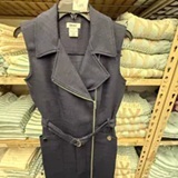 [S] DKNY MIDNIGHT NAVY SLEEVELESS BLAZER DRESS, DD6N1R70-MDT (SD2014)