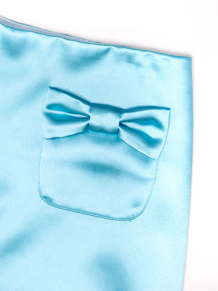 Plush Skirt - Blue