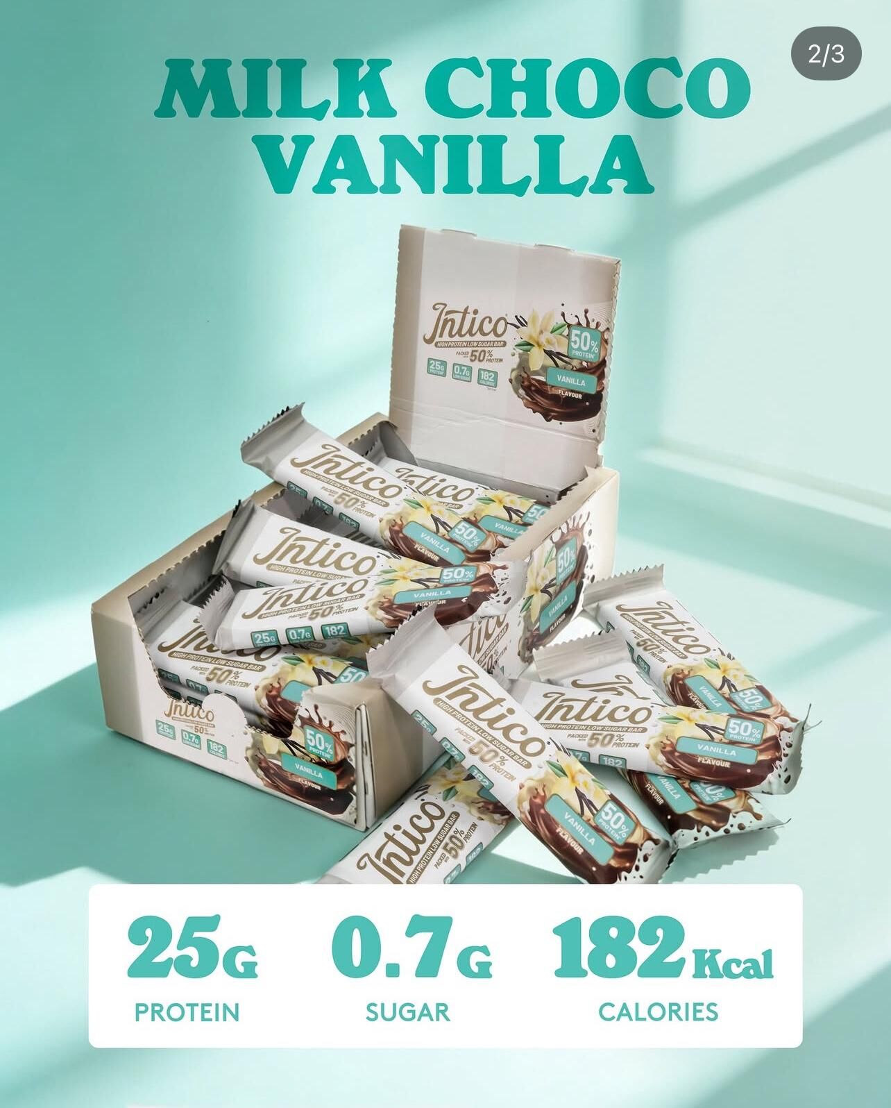 [現貨] [常温] Intico 50% Protein Bar 50g