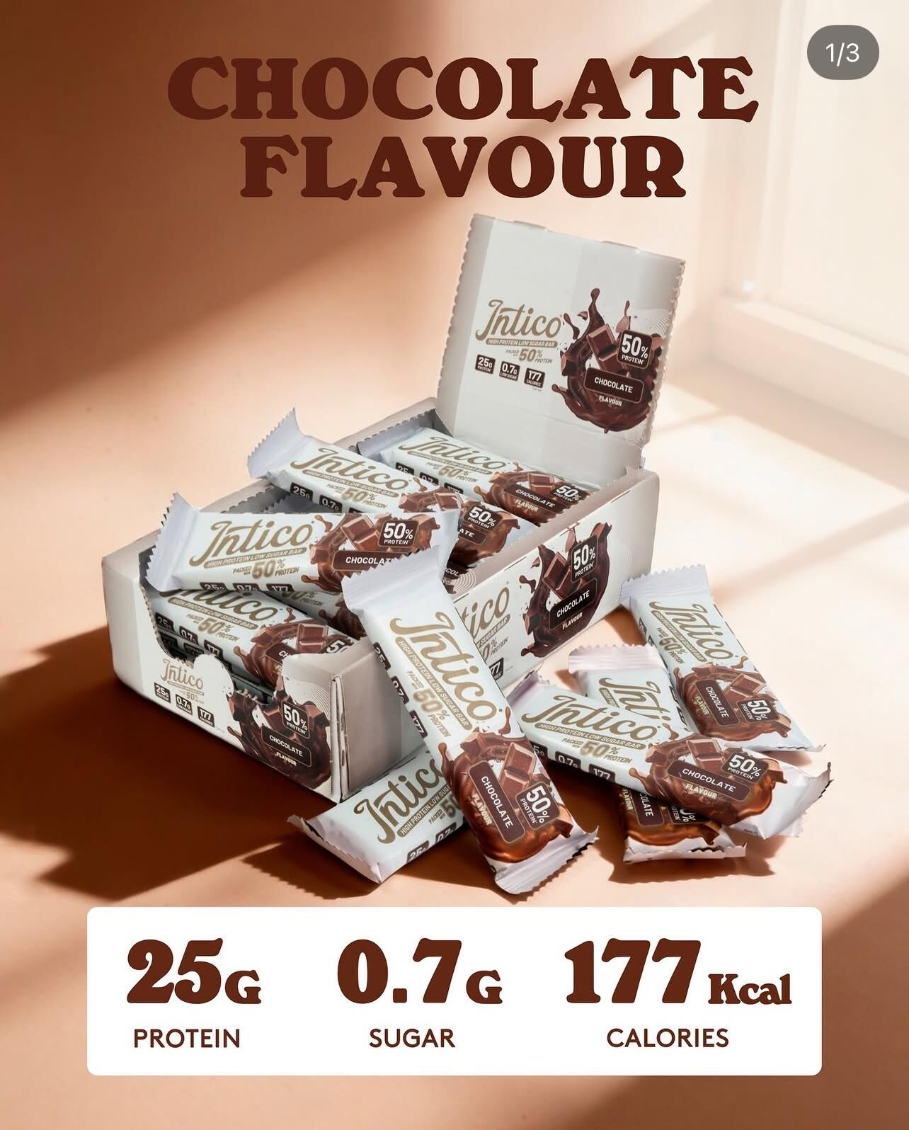 [現貨] [常温] Intico 50% Protein Bar 50g
