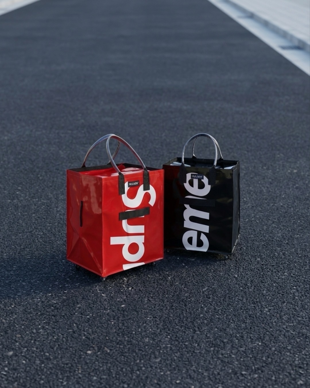 SUPREME x HULKEN ROLLING TOTE BAG 手提袋滑車2色