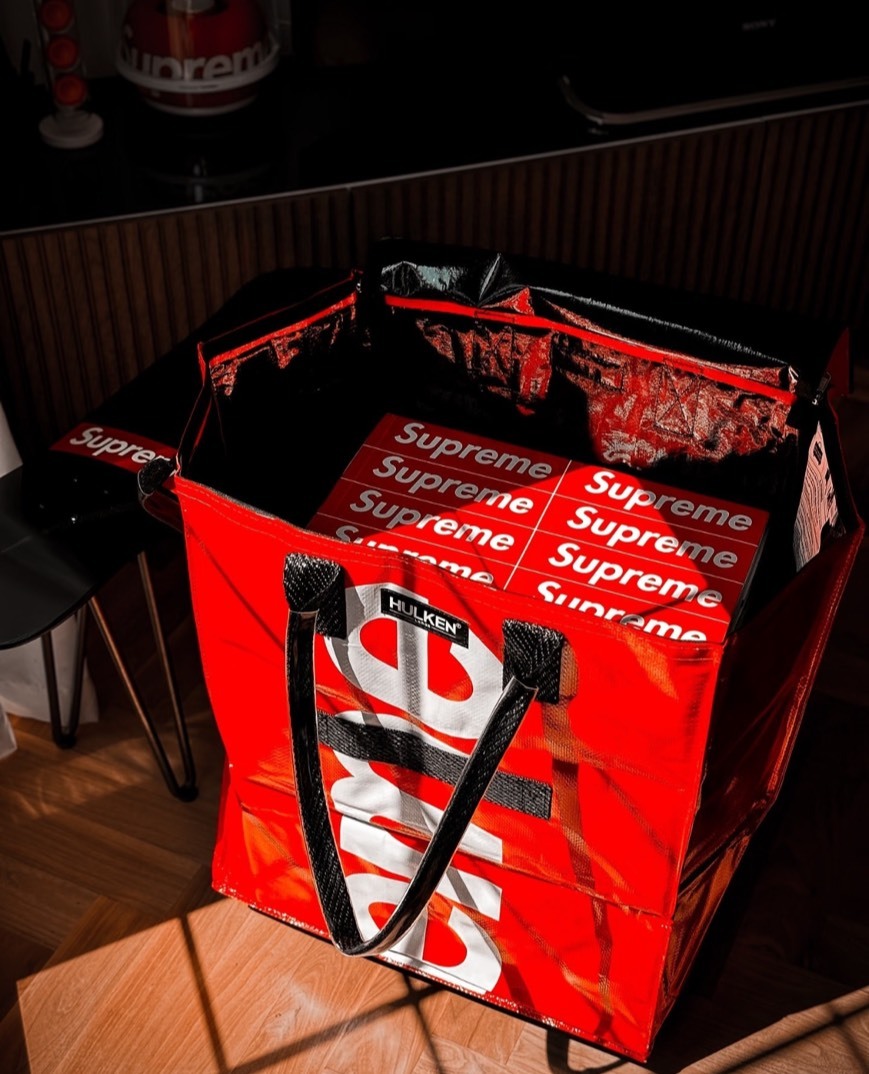 SUPREME x HULKEN ROLLING TOTE BAG 手提袋滑車 2色