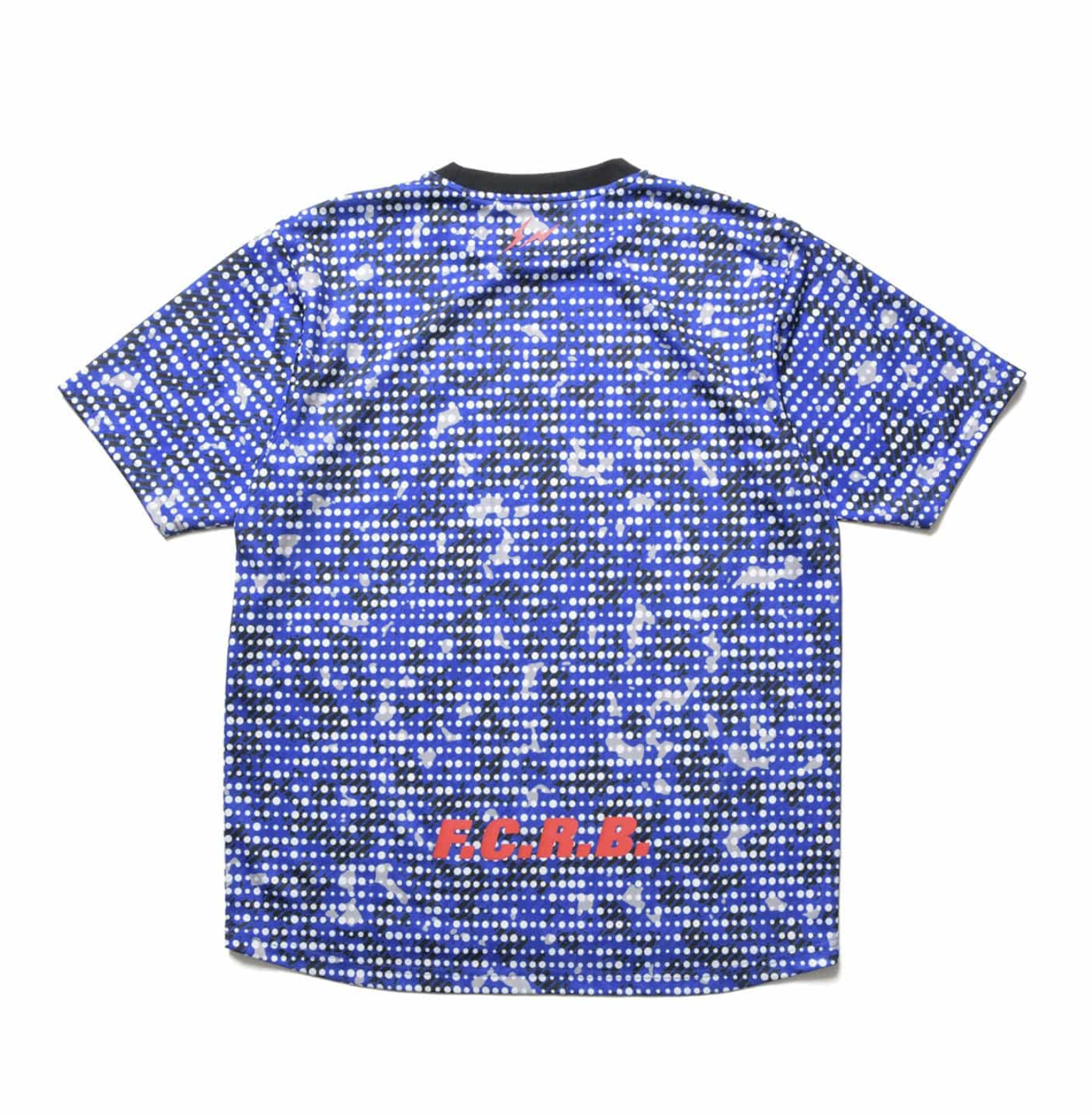 ウェア FCRB FRAGMENT CAMOUFLAGE S/S TOP XL FCRB x FRAGMENT: CAMOUFLAGE S/S TOP | BLUE DOT CAMO