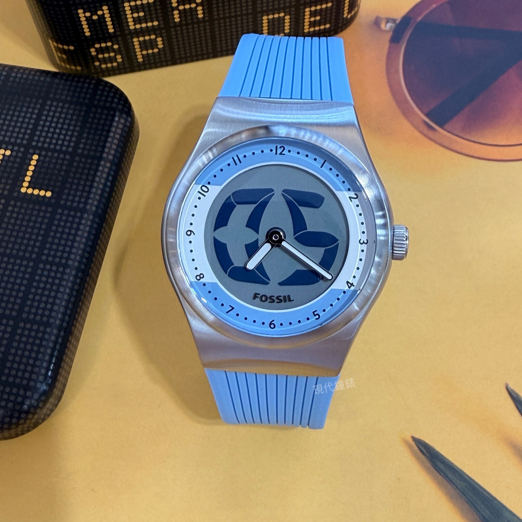 【FOSSIL】Big Tic World Flags系列 世界盃限定手錶-阿根廷配色 LE1240 40mm  現代鐘錶