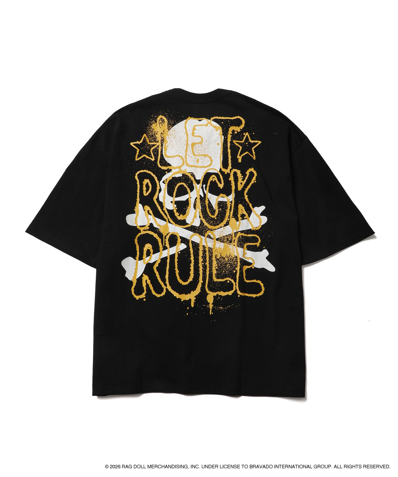 2026SS AEROSMITH × MASTERMIND WORLD MMJ Let Rock Rule S/S Tee 聯名 史密斯飛船 骷髏 正面翅膀 背後骷髏 短T 現貨
