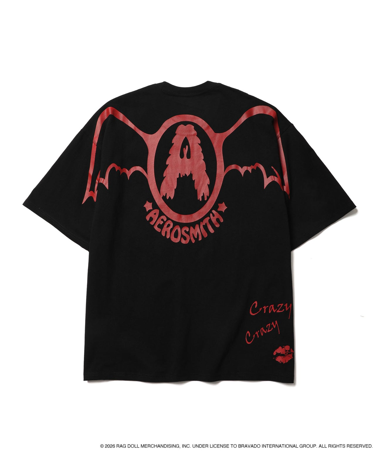 2026SS AEROSMITH × MASTERMIND WORLD MMJ Crazy For You Baby S/S Tee 聯名 史密斯飛船 正面骷髏 短T 現貨