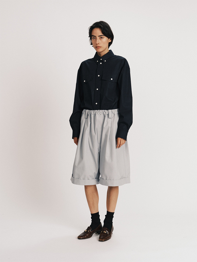 Drawstring Chino Shorts - Clay