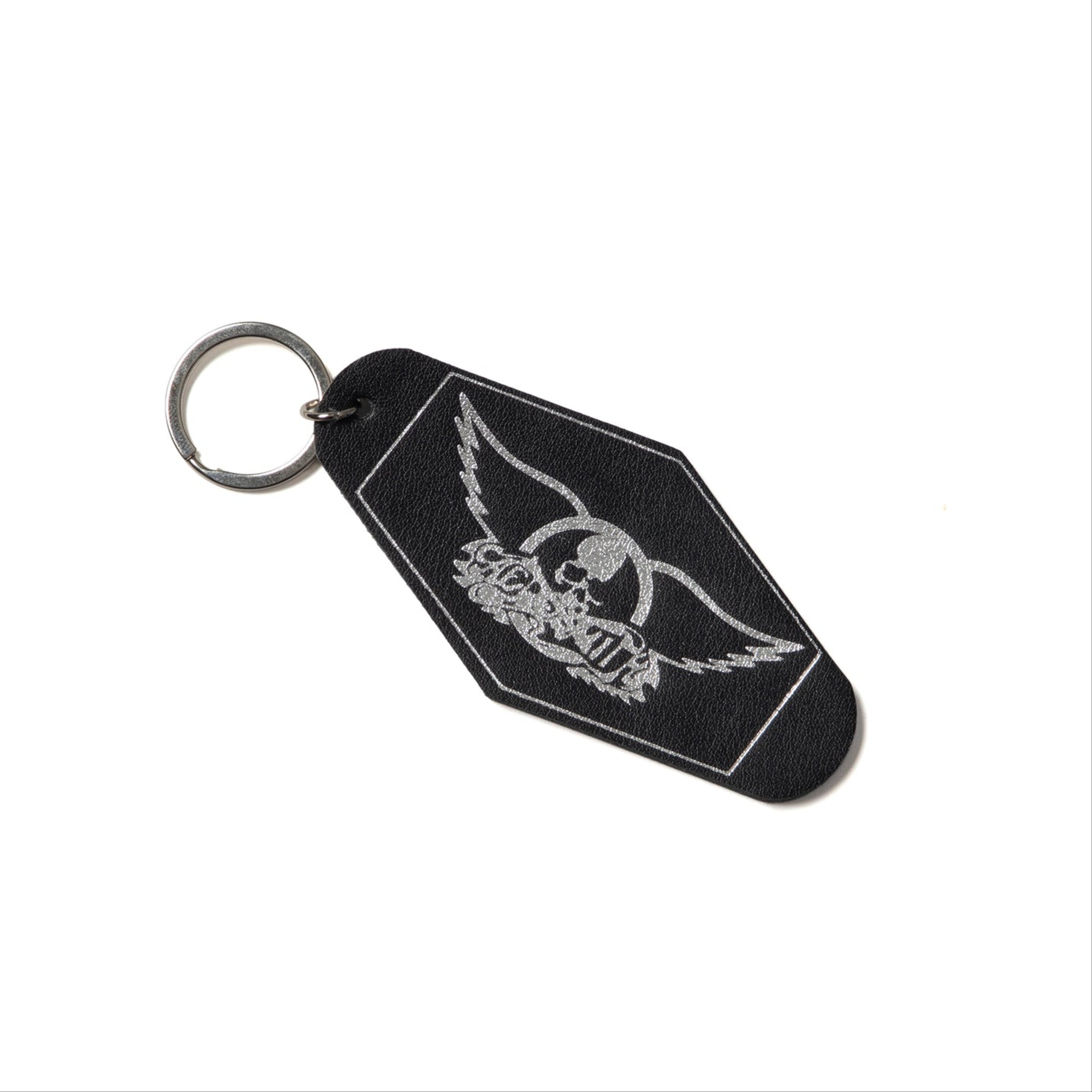 2026SS AEROSMITH × MASTERMIND WORLD Wing And Skull Logo Keychain 聯名 吊飾 鑰匙圈 現貨