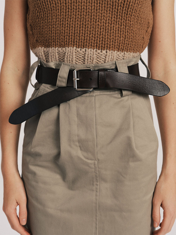 Double-Tip Belt - Black