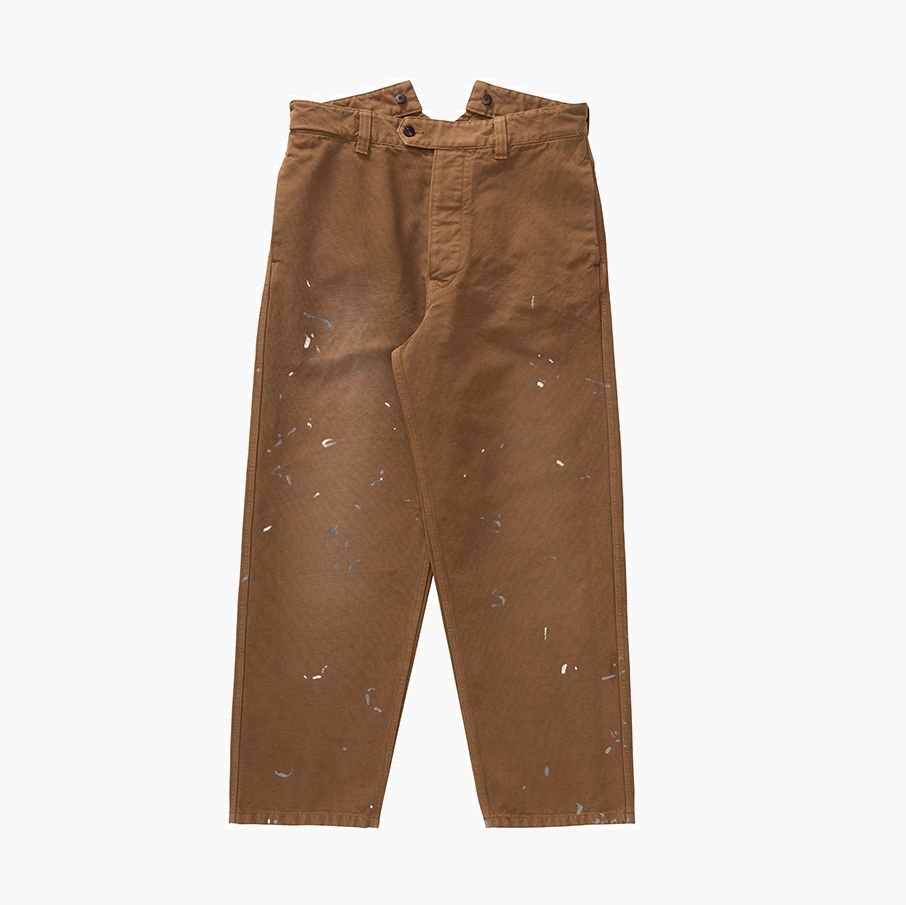 LAST PCS: VISVIM 2026 S/S TILLER PANTS DMGD - BROWN SIZE 2 PRE ORDER ITEM (預訂中)