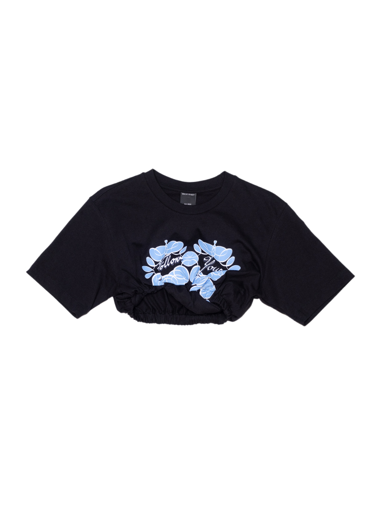 Rolled Up T-Shirt - Black