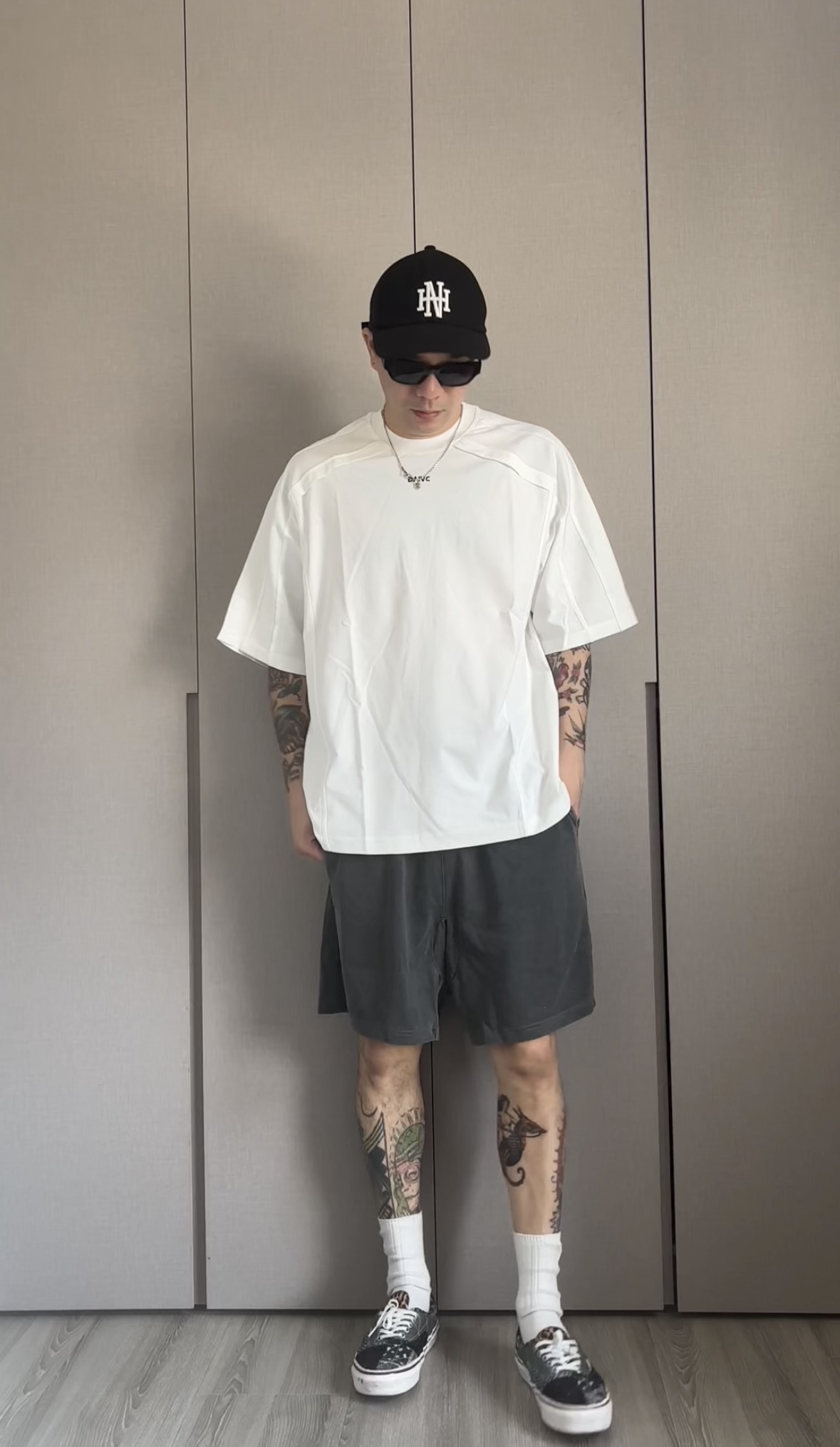 水洗短褲