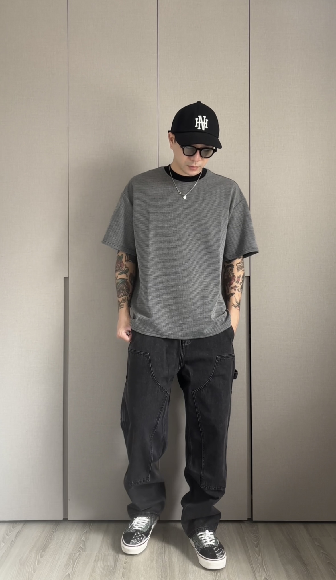 條紋短Tee