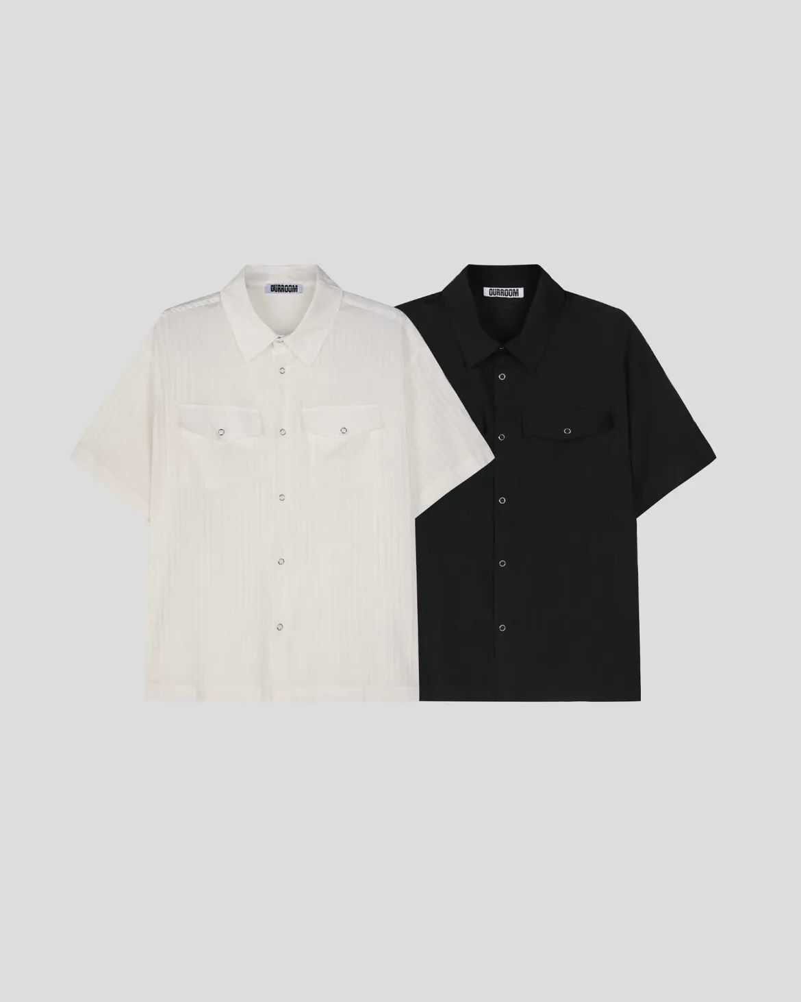 暗紋短袖恤衫 OUR-188S