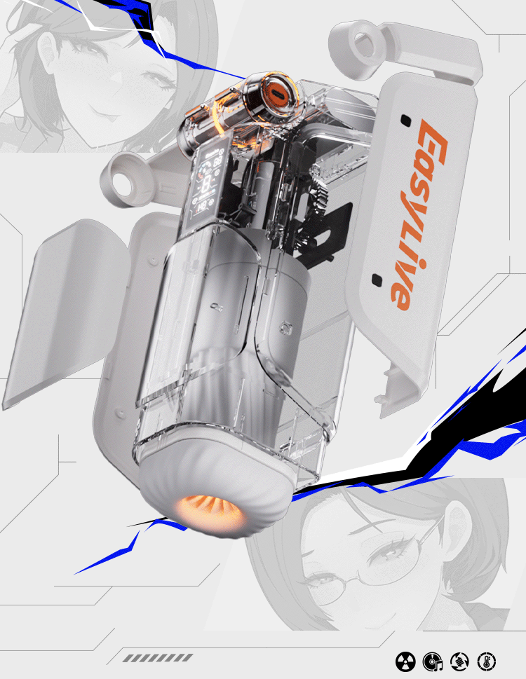easylive,easy live,easy live 易港,電動飛機杯,震動飛機杯,電動自慰器,吸吮飛機杯,飛機杯,自慰器,EasyLive NO.8,Easy Live NO.8