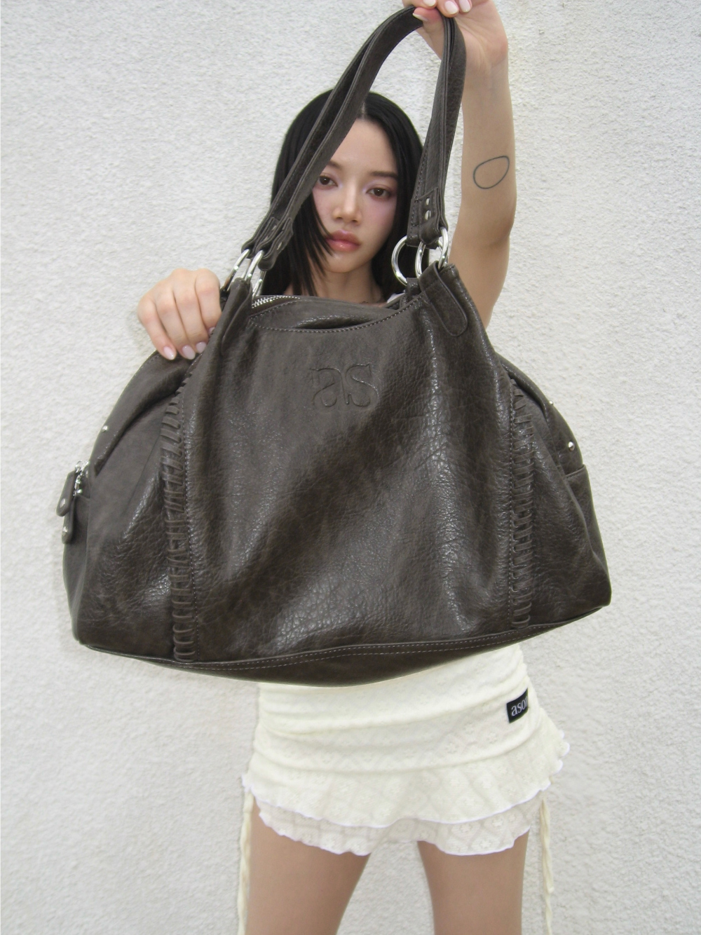 韓國限定🇰🇷 as"on BONITA BIG BAG 大容量 流浪包 編織 手提包 單肩包 / 預購