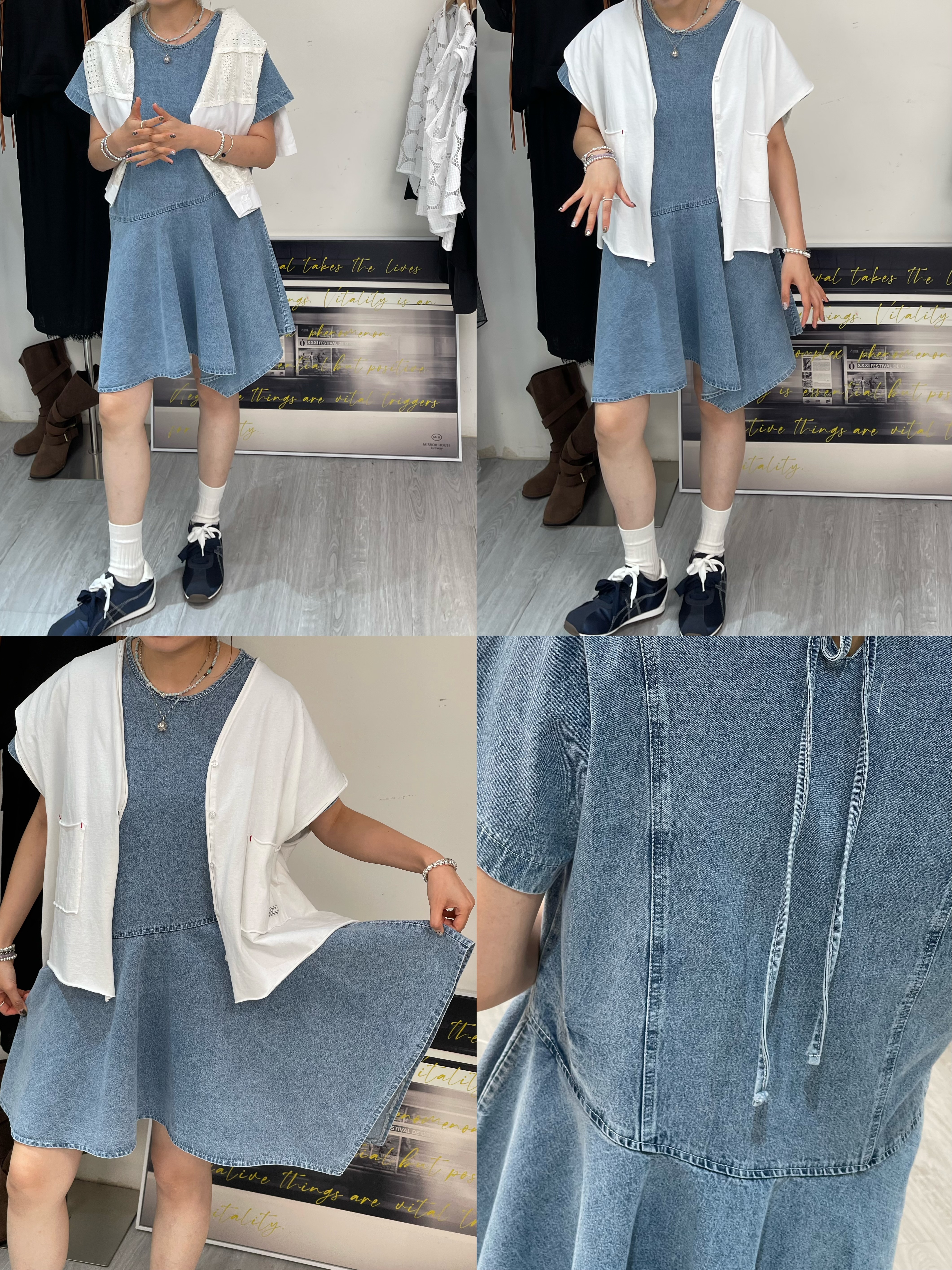0213353a/牛仔連身裙40/42/38