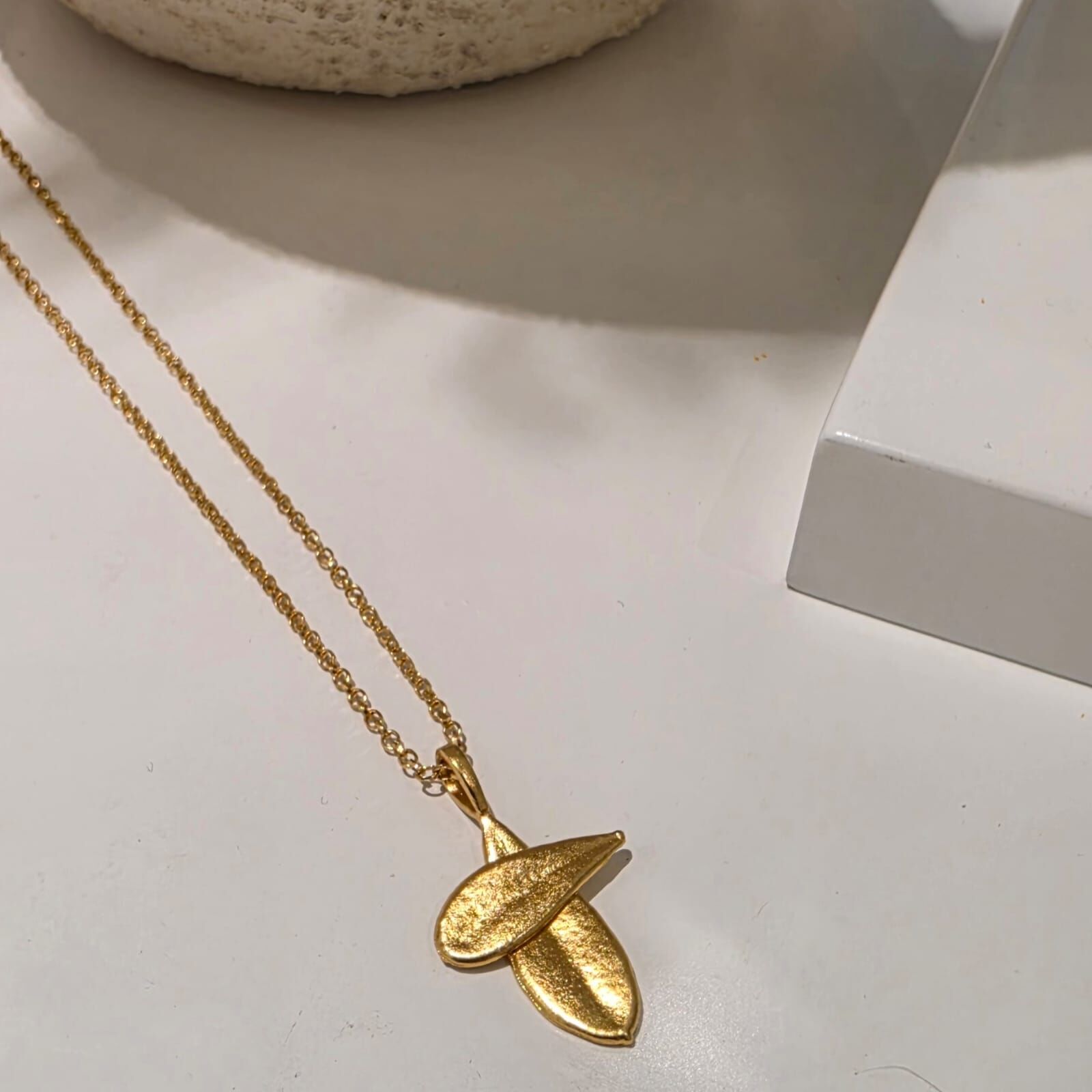 1TA0530-427 [THALLO] Necklace Gold #s271b (EU)