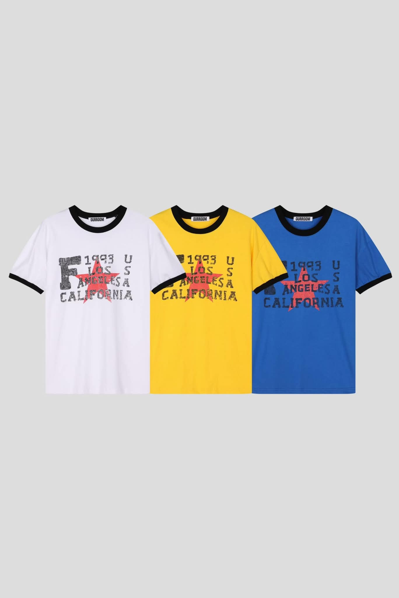 英文字圖案短袖Tee OUR-193T