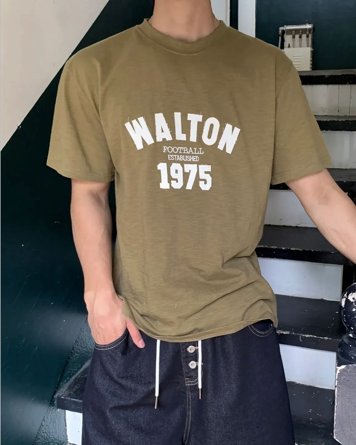 英文字短袖Tee OUR-196T