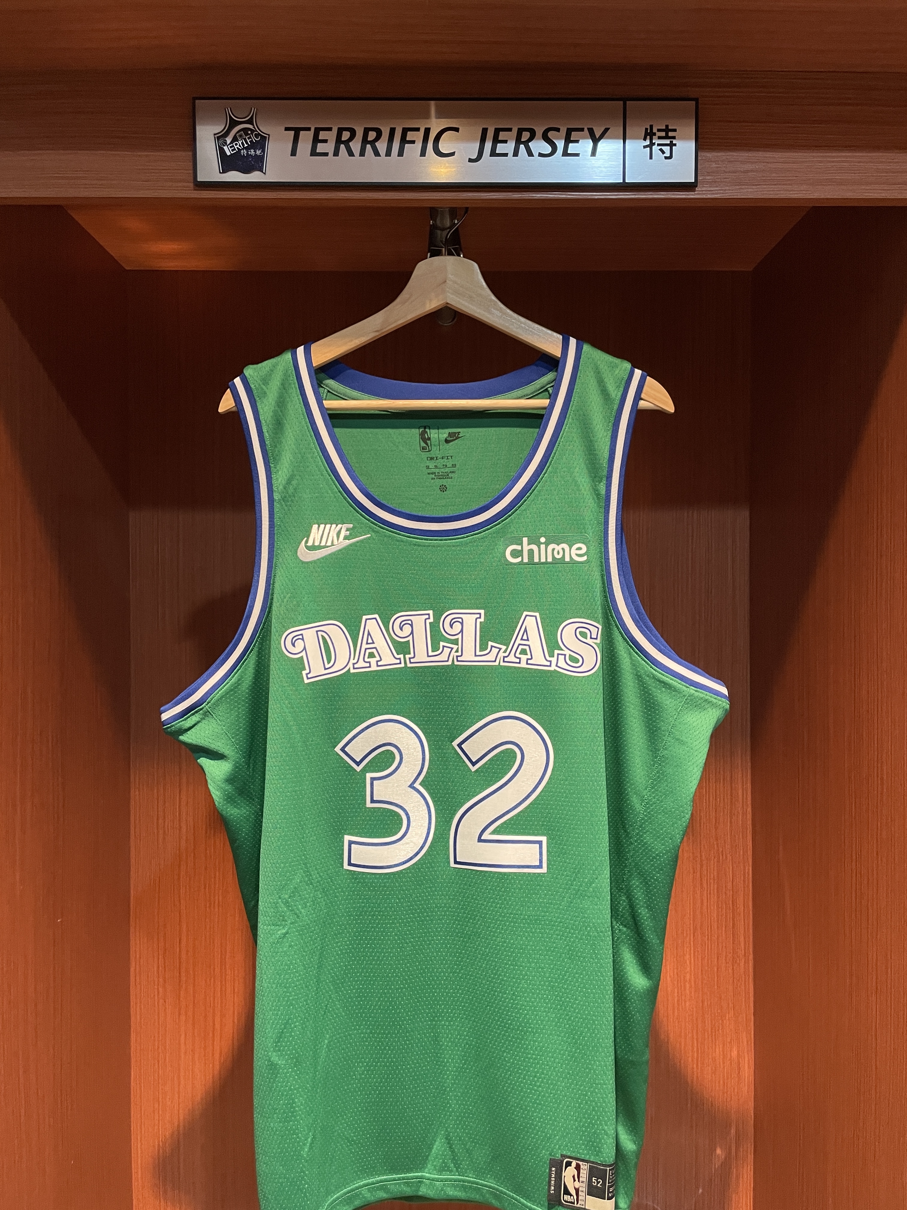 NBA球衣 Cooper Flagg 達拉斯小牛復古綠 25-26 HWC Nike Swingman 球迷版 熱轉印 含贊助商標 全新