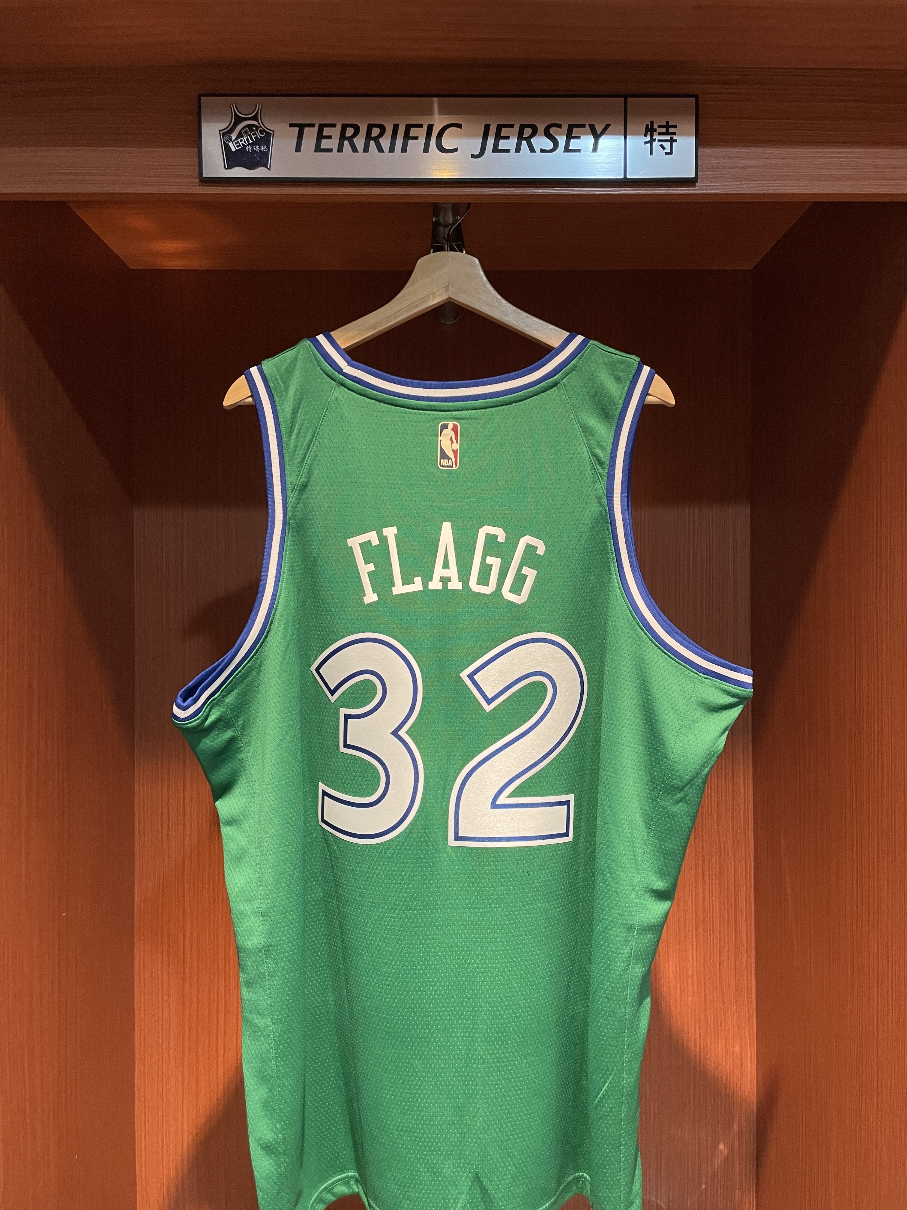 NBA球衣 Cooper Flagg 達拉斯小牛復古綠 25-26 HWC Nike Swingman 球迷版 熱轉印 含贊助商標 全新