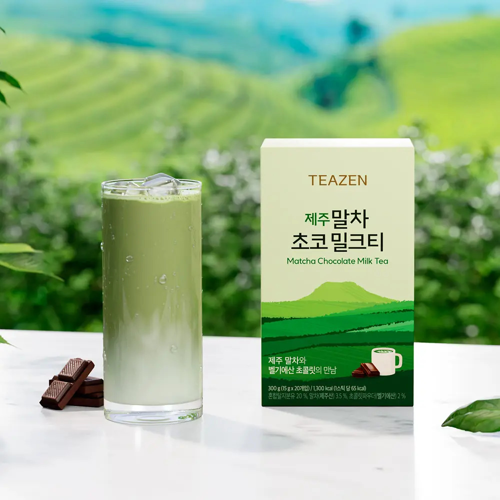 TEAZEN 宇治抹茶濃情可可機能輕盈奶茶 #一盒20包