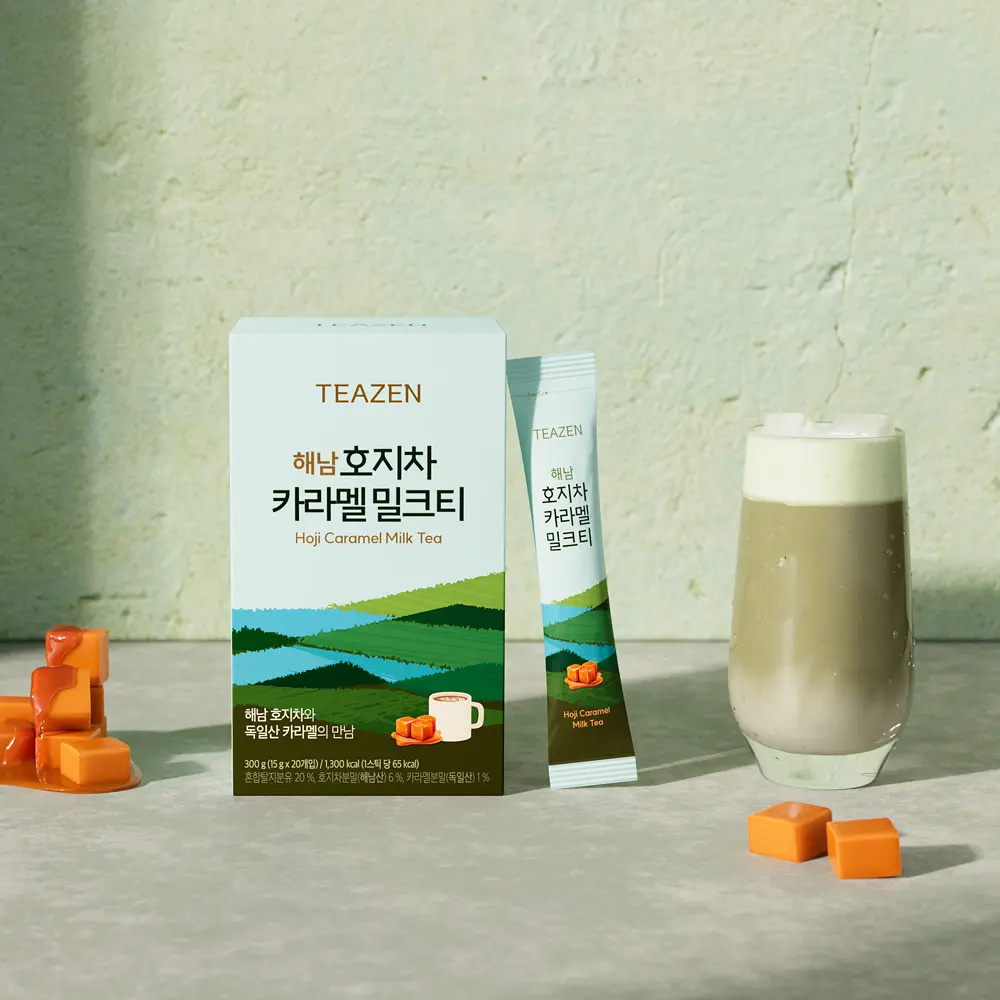TEAZEN 極焙太妃焦糖焙茶機能輕盈奶茶 #一盒20包