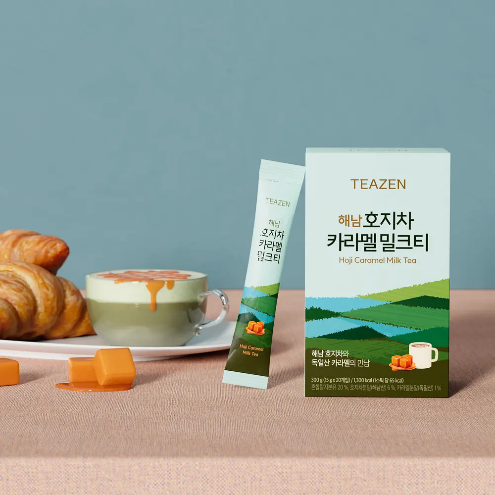 TEAZEN 極焙太妃焦糖焙茶機能輕盈奶茶 #一盒20包