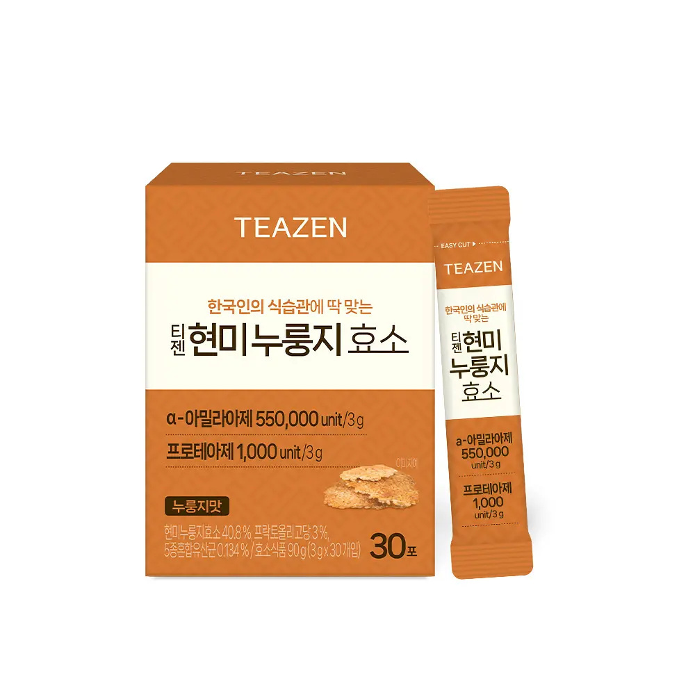 TEAZEN 黑豆玄米鍋巴高活性機能酵素粉 #一盒30包