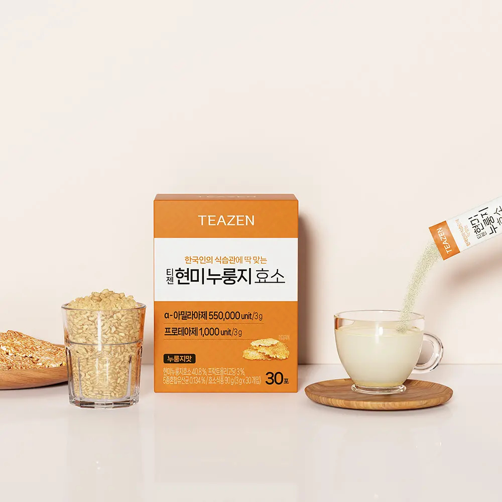 TEAZEN 黑豆玄米鍋巴高活性機能酵素粉 #一盒30包