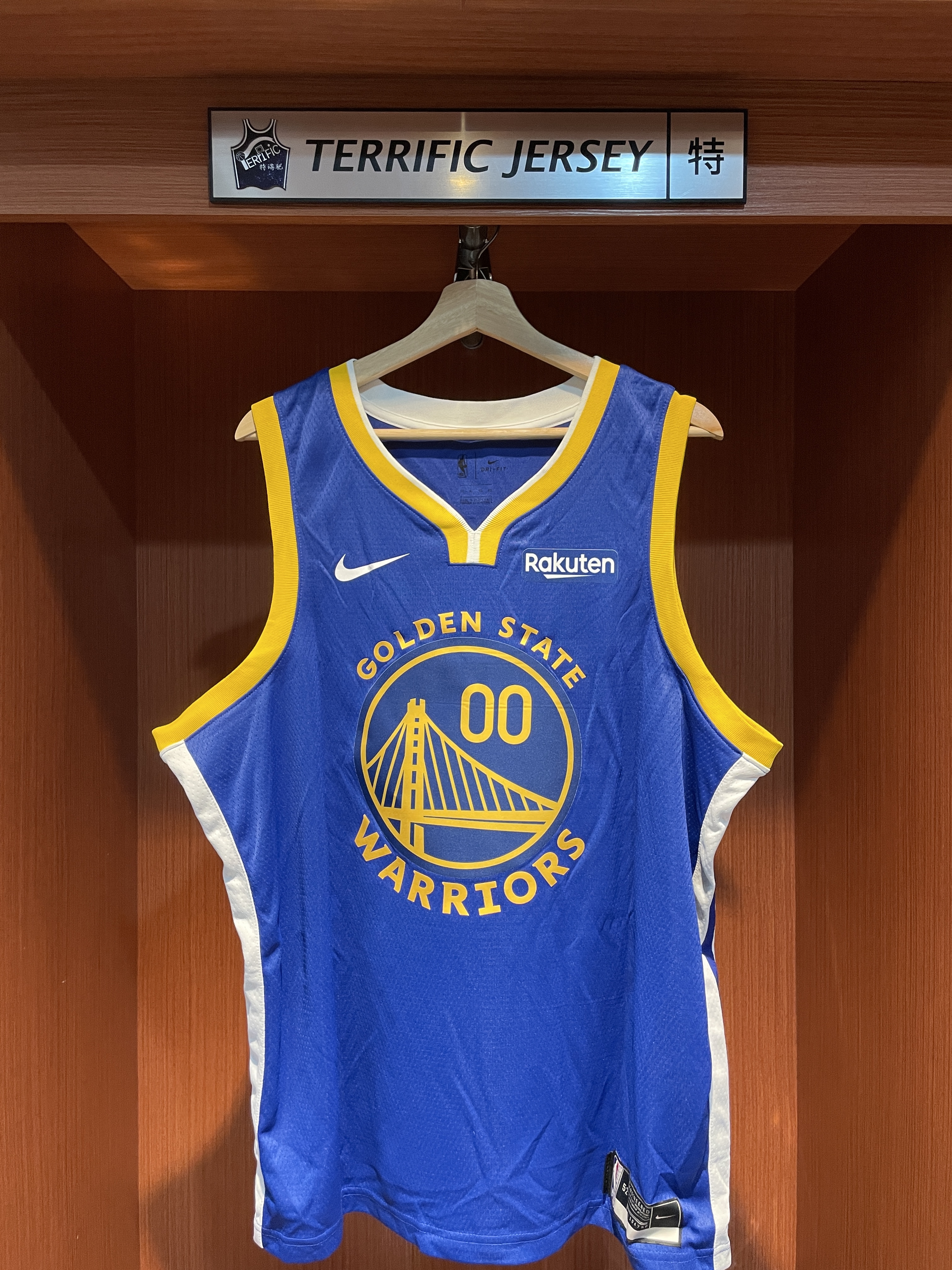 NBA球衣 親簽含認證 Jonathan Kuminga 金州勇士藍 Icon Nike Swingman 球迷版 熱轉印 Fanatics 官方雷射編號 全新