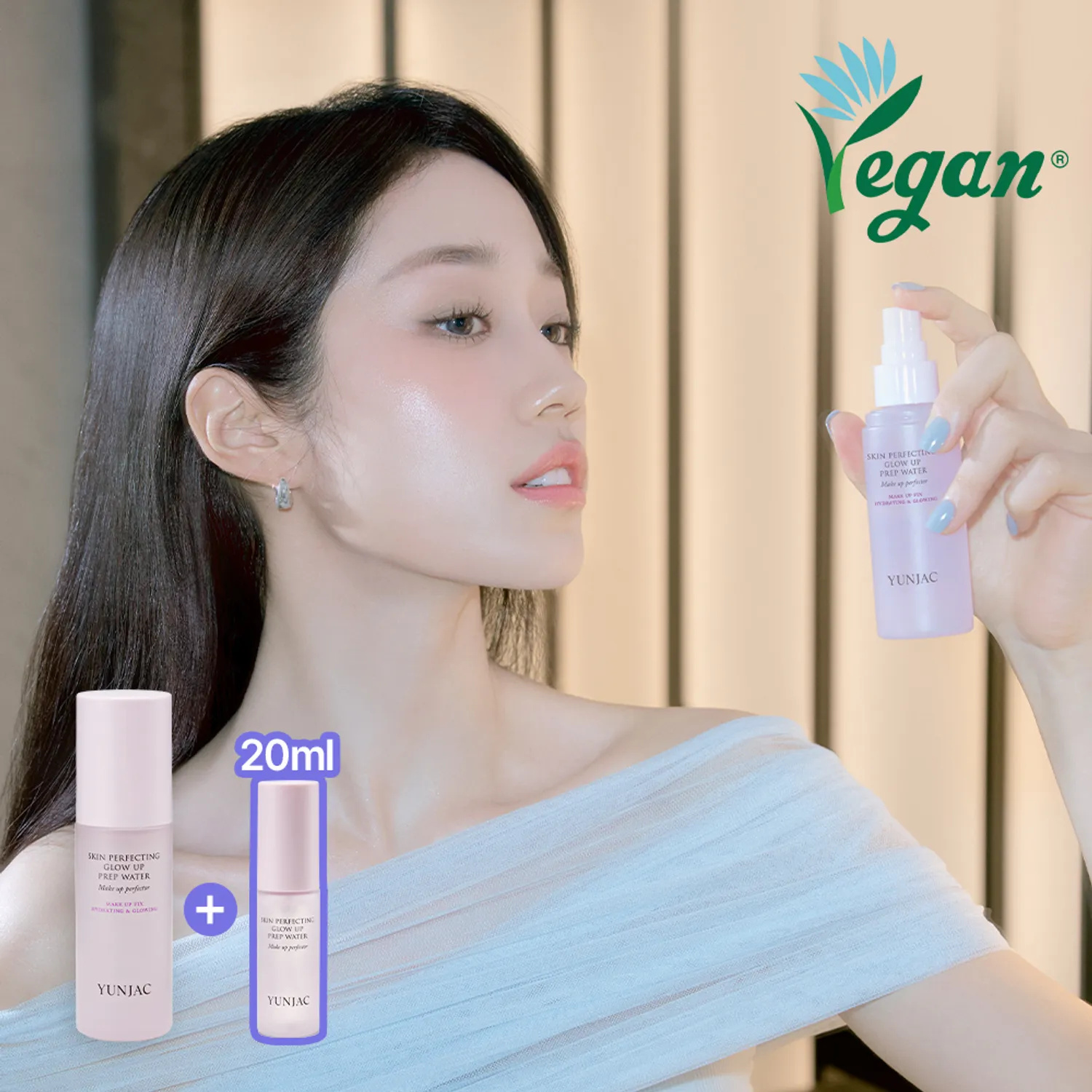 YUNJAC 瞬效灌注晶透水光妝前噴霧 50ml