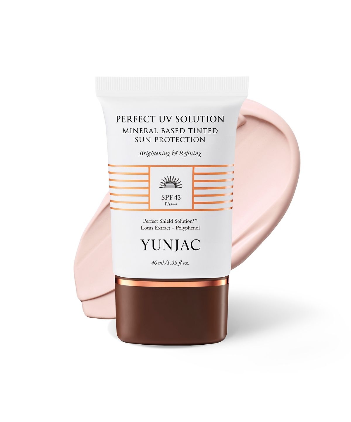 YUNJAC 純物理晶透柔焦修色防曬隔離乳SPF43 PA+++ 50ml