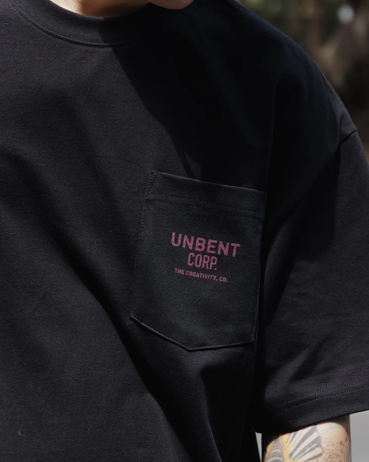UNBENT 26SS 做舊 撞色 口袋T 短T 短袖 寬鬆 男款 / 預購