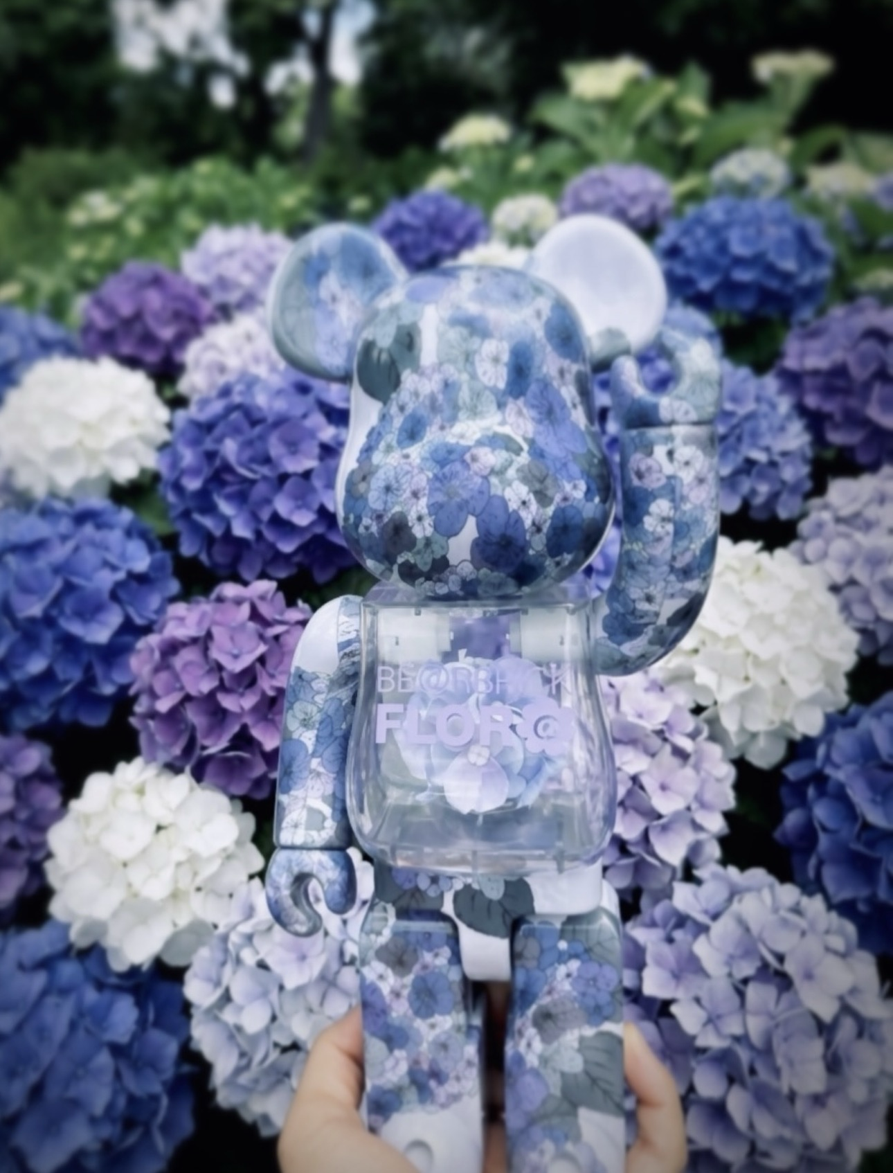🎏Pre-Order🎏Bearbrick 400% Hydrangea FLO@R