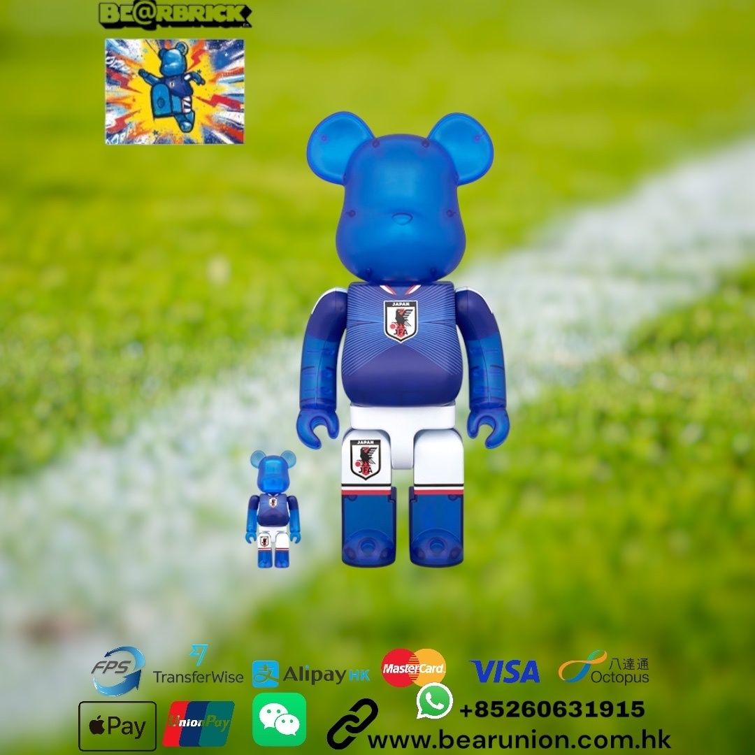 🎏Pre-Order🎏Bearbrick 400% 100% サッカー日本代表