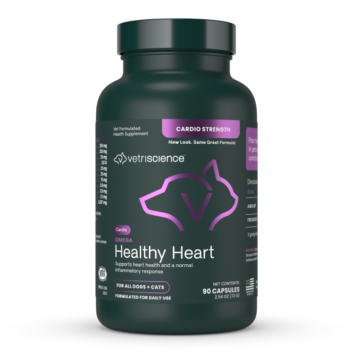 VetriScience - 貓狗通用心臟支援保健品 Q10 護心輔酶素 10mg Healthy Heart (100粒膠囊)