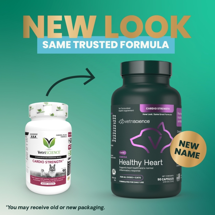 VetriScience - 貓狗通用心臟支援保健品 Q10 護心輔酶素 10mg Healthy Heart (100粒膠囊)