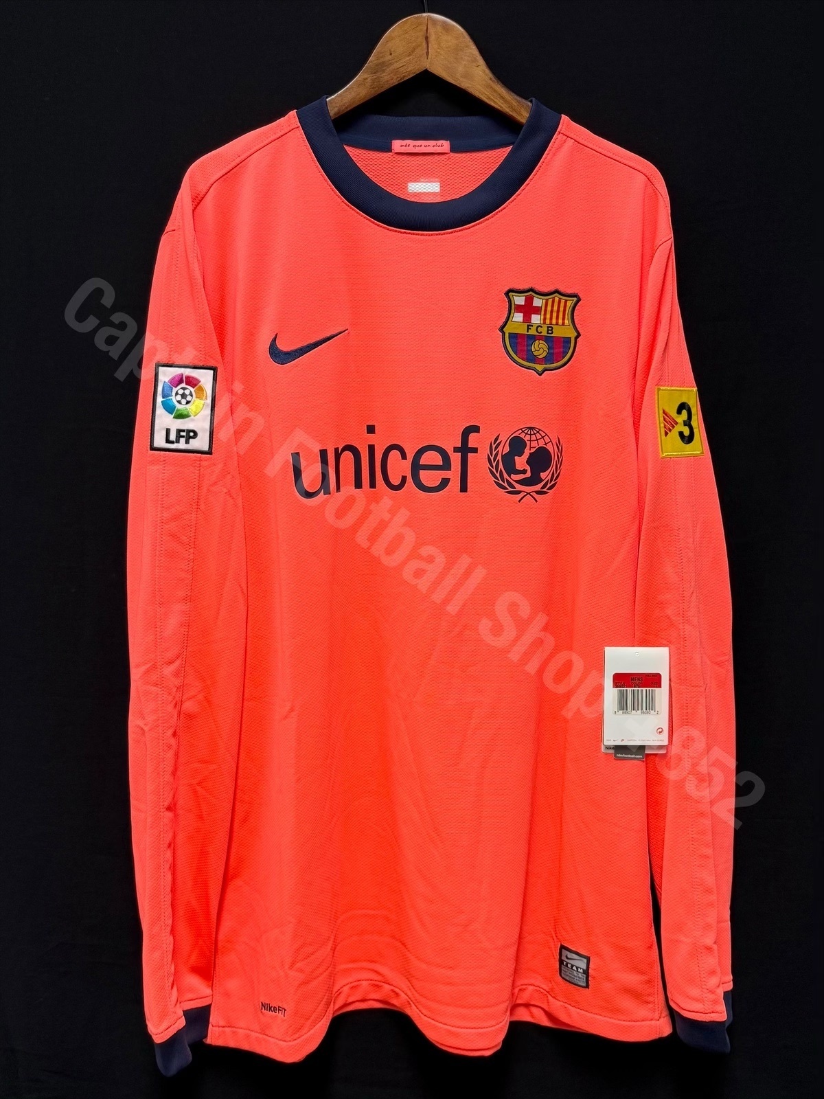 (BNWT) FC Barcelona 2010-2011 Nike L/S Third Shirt #10 MESSI